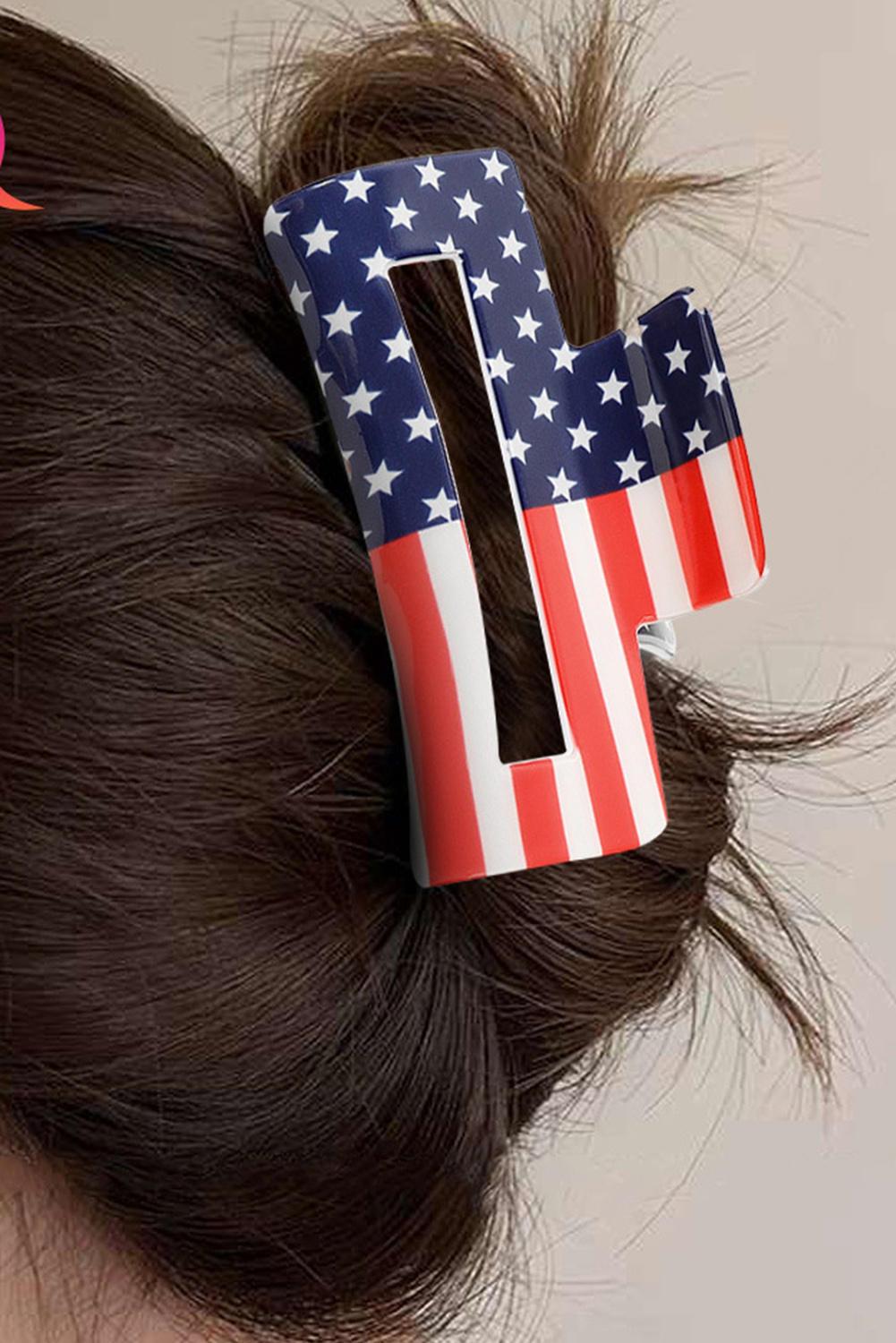 Navy Blue Flag Day Knotted Headband