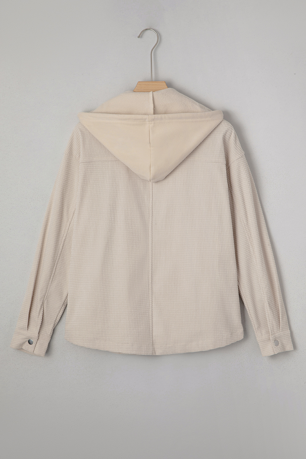 Sail Blue 2 in 1 Thermal Knit Textured Hooded Jacket