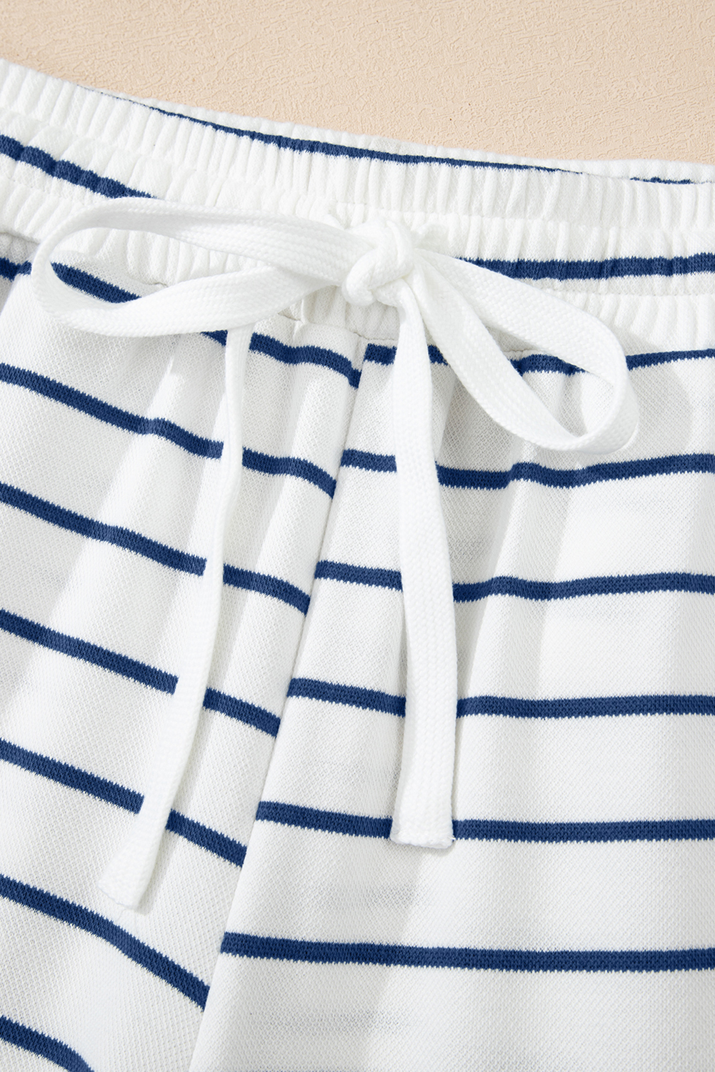 Sail Blue Casual Wide Leg 2pcs Pants Set