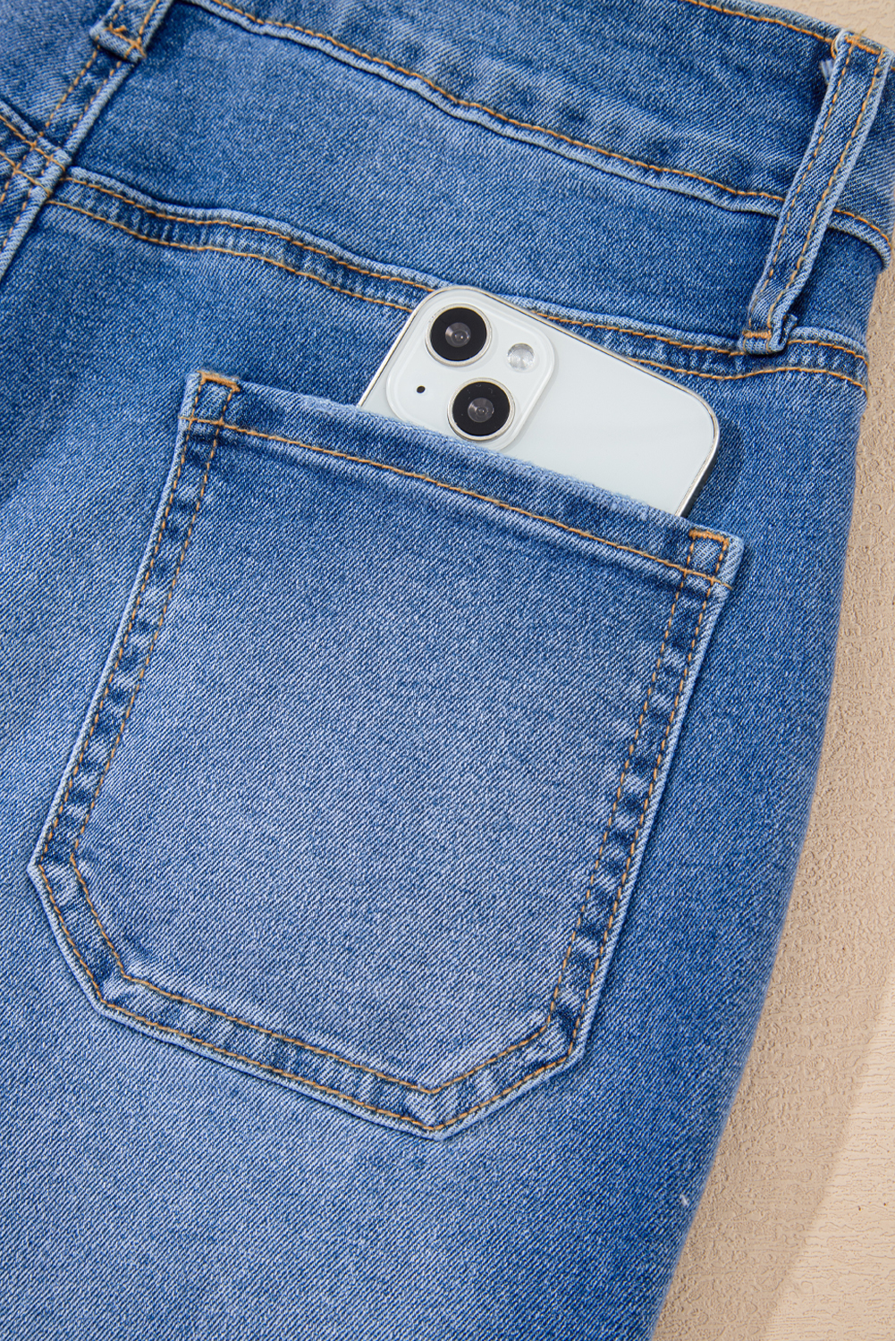 Breen Cropped High Rise Wide Leg Jeans