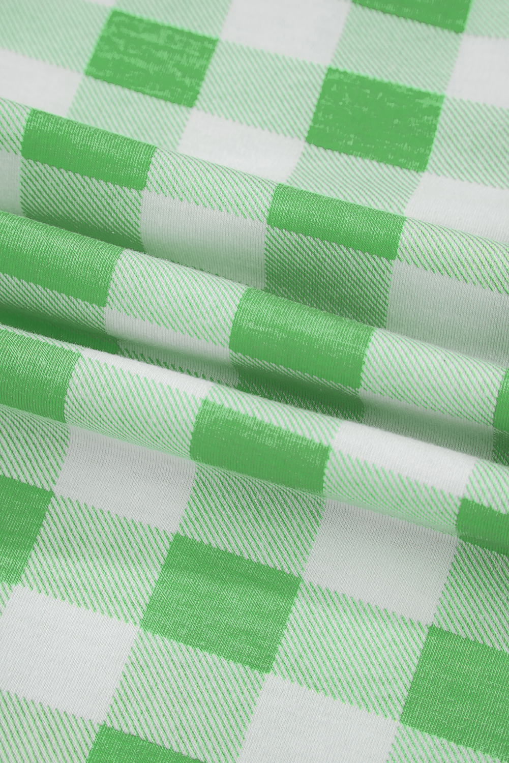 Fiery Red Christmas Plaid Print Shirt and Pants Pajama Set