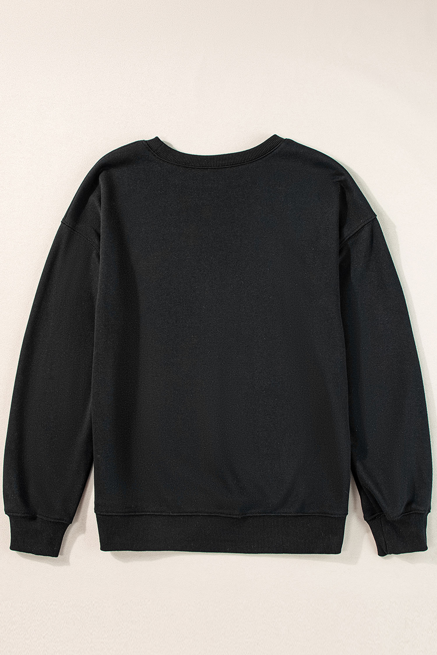 Black la weezy ana Mardi Gras Graphic Pullover Sweatshirt