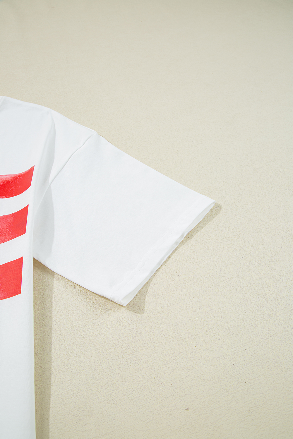 Myosotis Flag Bow Graphic Crewneck Tee