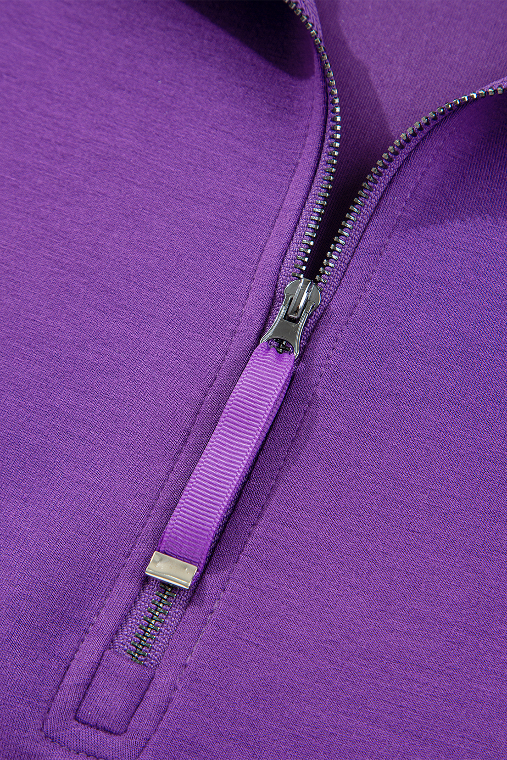 Dark Blue Half Zip Sporty Pullover Mini Skort 2pcs Outfit