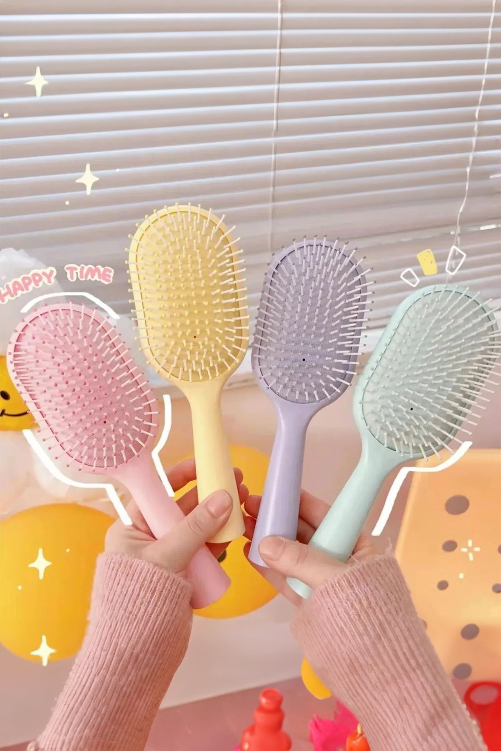 Light Pink Massage Anti-static Air Cushion Comb