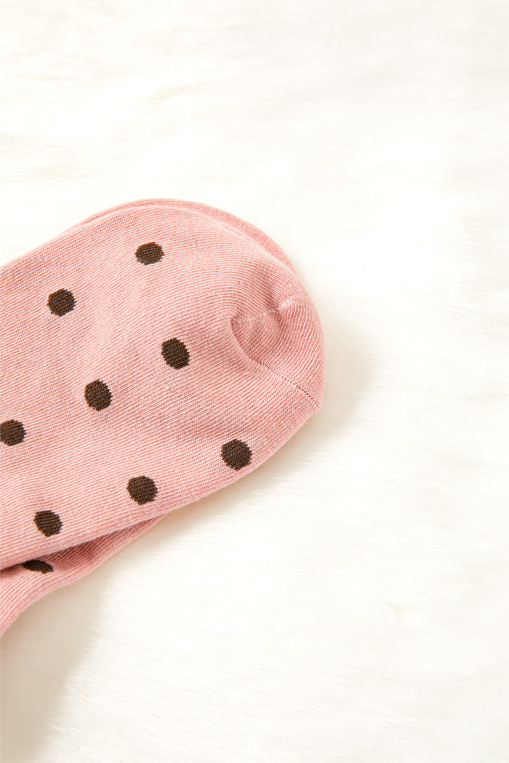 Blossom 1 Pairs Polka Dot Print Contrast Bow Block Socks