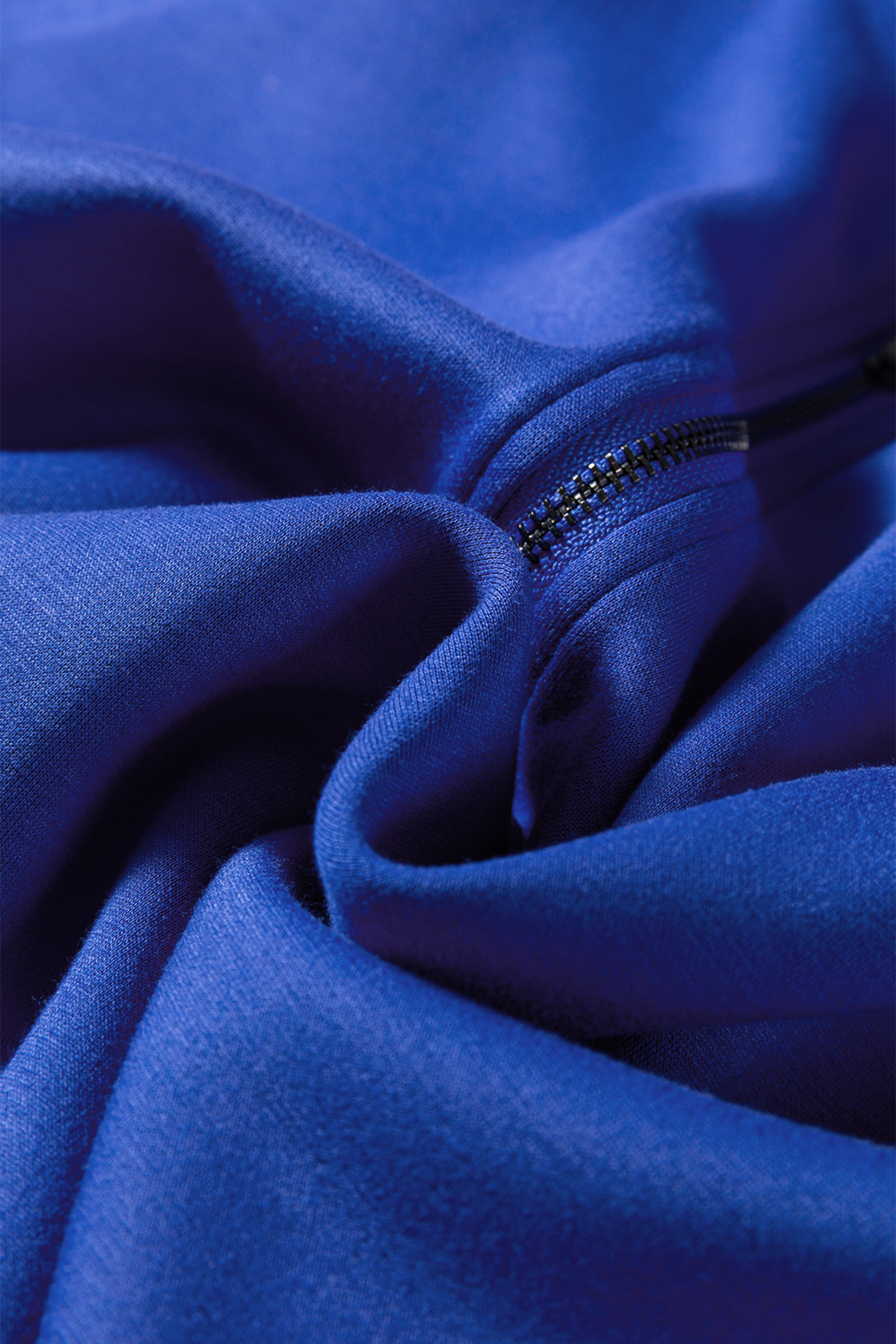 Dark Blue Half Zip Sporty Pullover Mini Skort 2pcs Outfit